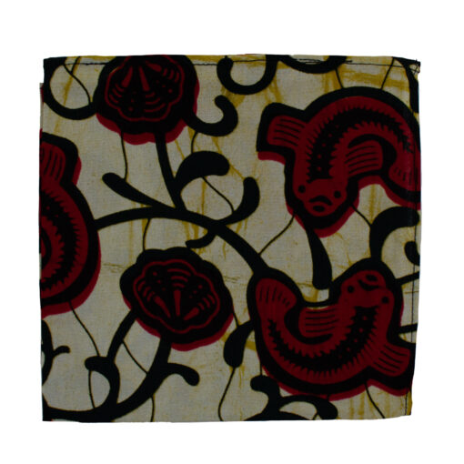 Red Fish Pocket Square