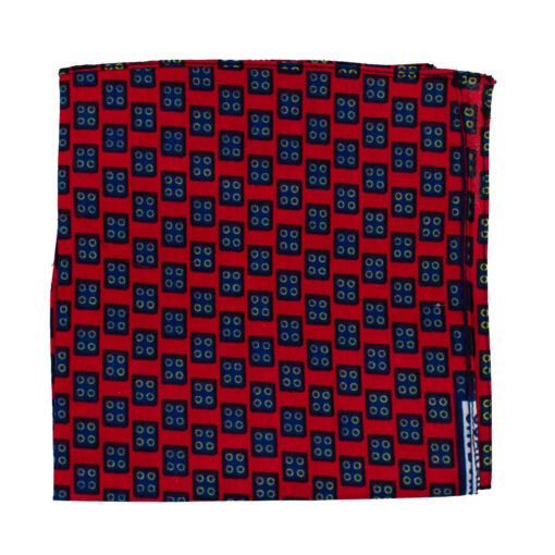 Red Kisumu Pocket Square