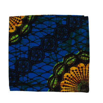 Blue Flower Pocket Square