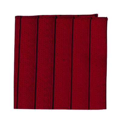 Red Mombasa Pocket Square