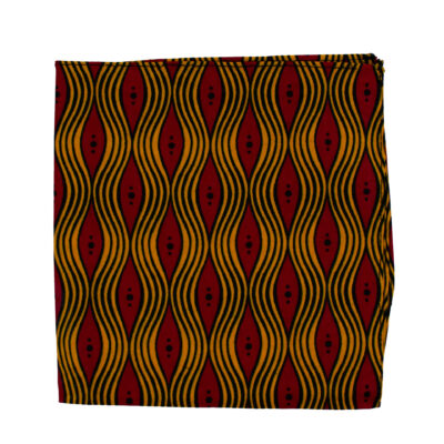 Red Samaki Pocket Square