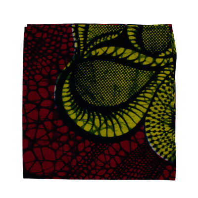 Red Swirl Pocket Square