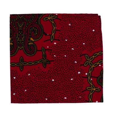 Red Tembo Pocket Square