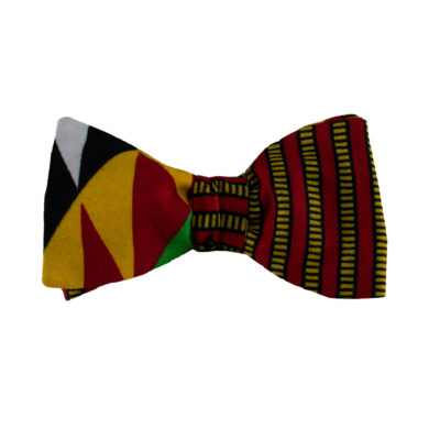 Red Checkers Bow Tie